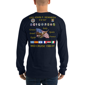 USS John F. Kennedy (CV-67) 1980-81 Long Sleeve Cruise Shirt