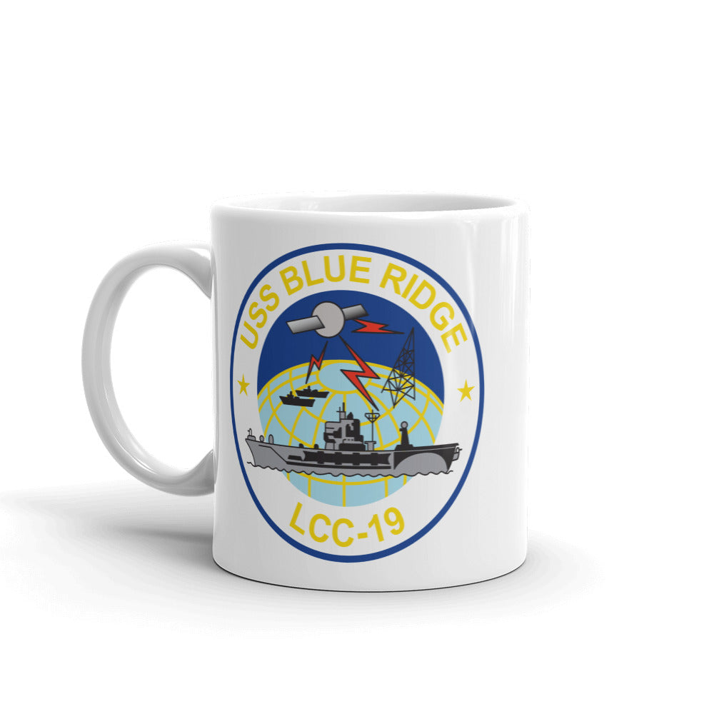 USS Blue Ridge (LCC-19) Ship's Crest Mug
