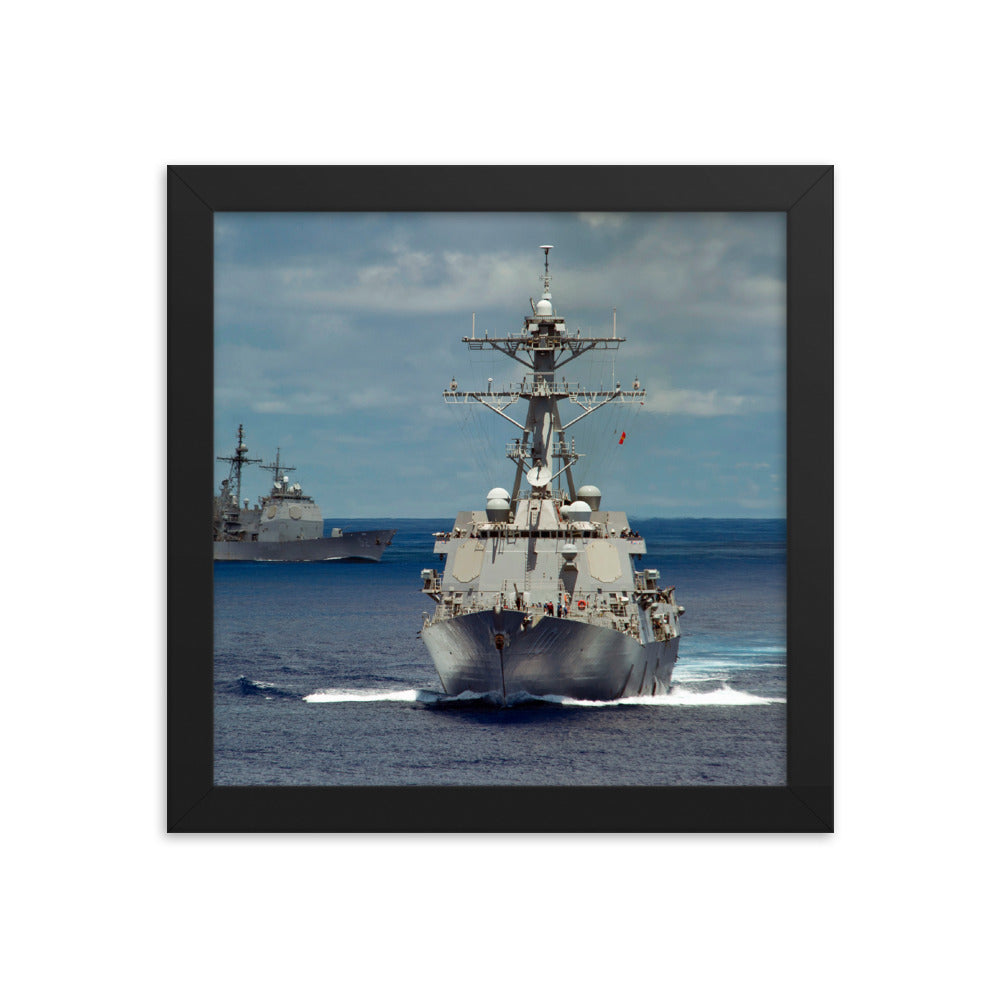 USS Gridley (DDG-101) Framed Ship Photo