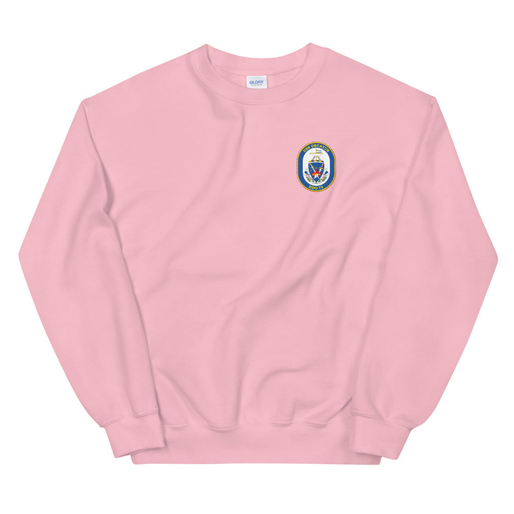USS Decatur (DDG-73) Ship's Crest Sweatshirt
