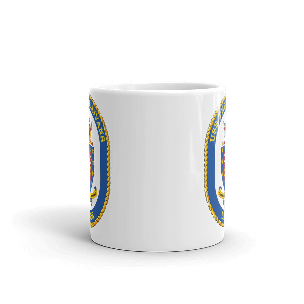 USS The Sullivans (DDG-68) Ship's Crest Mug