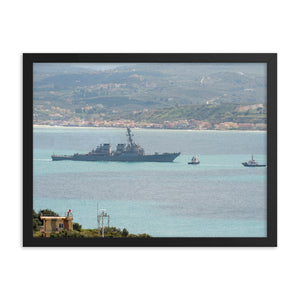 USS Gonzales (DDG-66) Framed Ship Photo