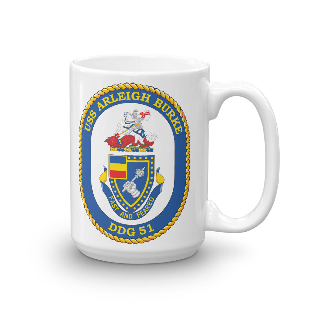USS Arleigh Burke (DDG-51) Ship's Crest Mug