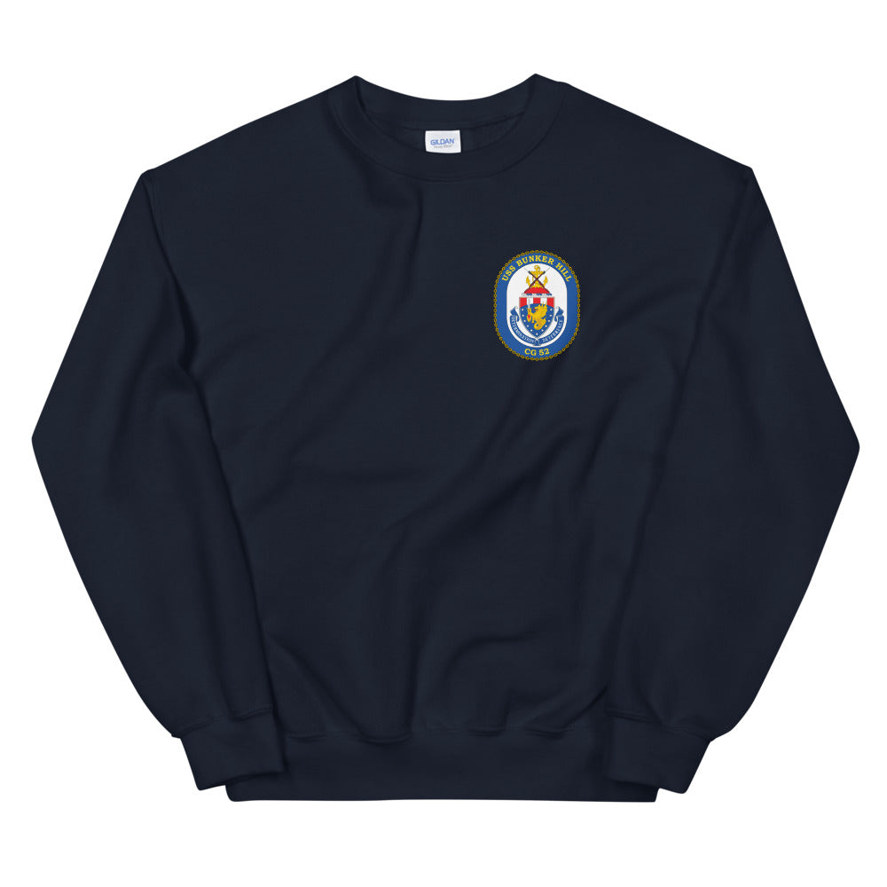USS Bunker Hill (CG-52) Ship's Crest Sweatshirt