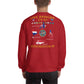 USS Ranger (CV-61) 1987 Cruise Sweatshirt - Map