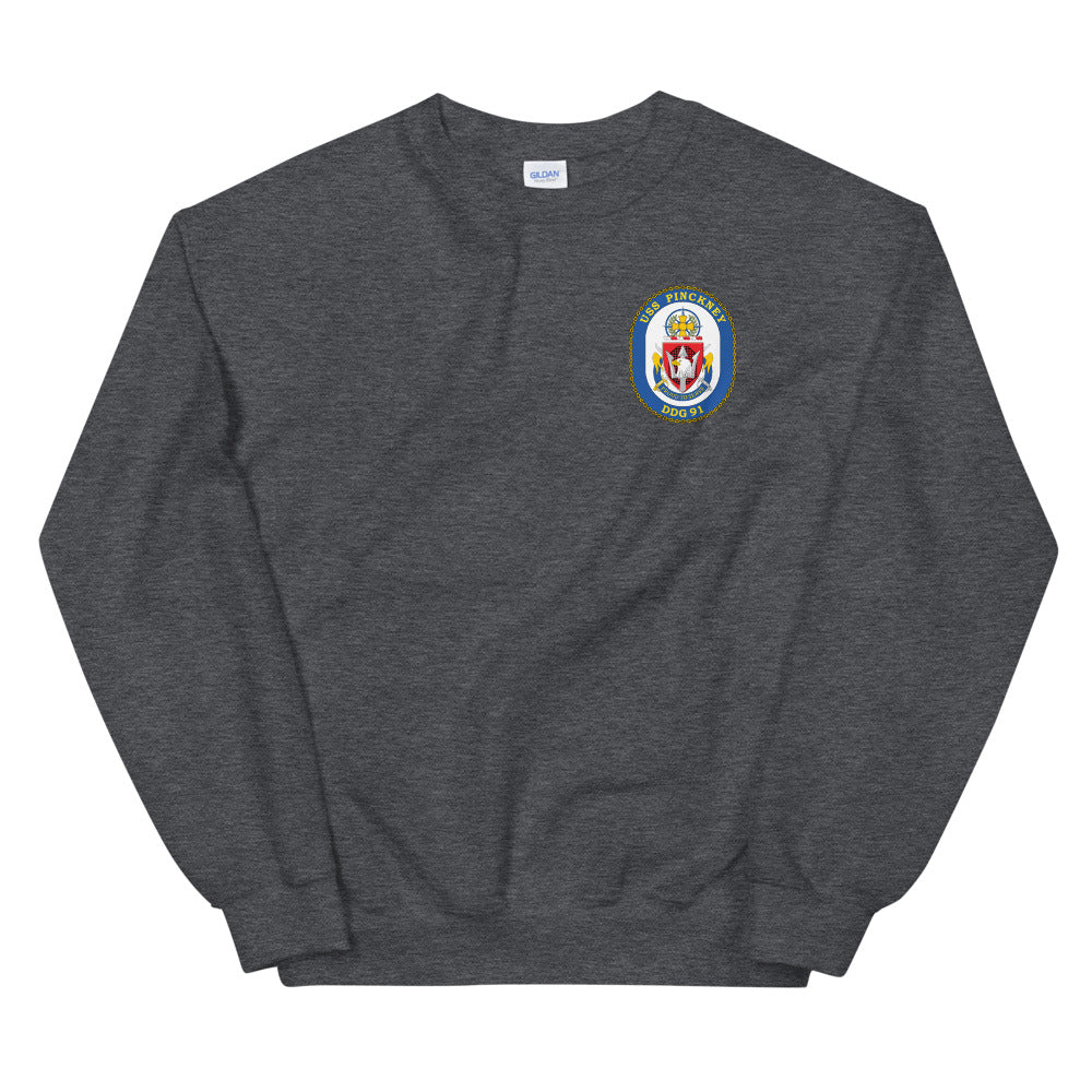 USS Pinckney (DDG-91) Ship's Crest Sweatshirt