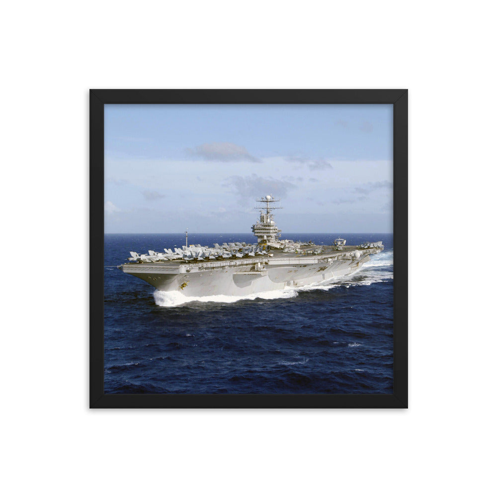 USS Abraham Lincoln (CVN-72) Framed Ship Photo