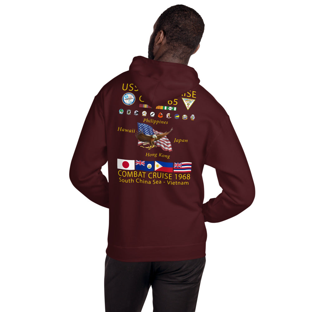 USS Enterprise (CVAN-65) 1968 Cruise Hoodie