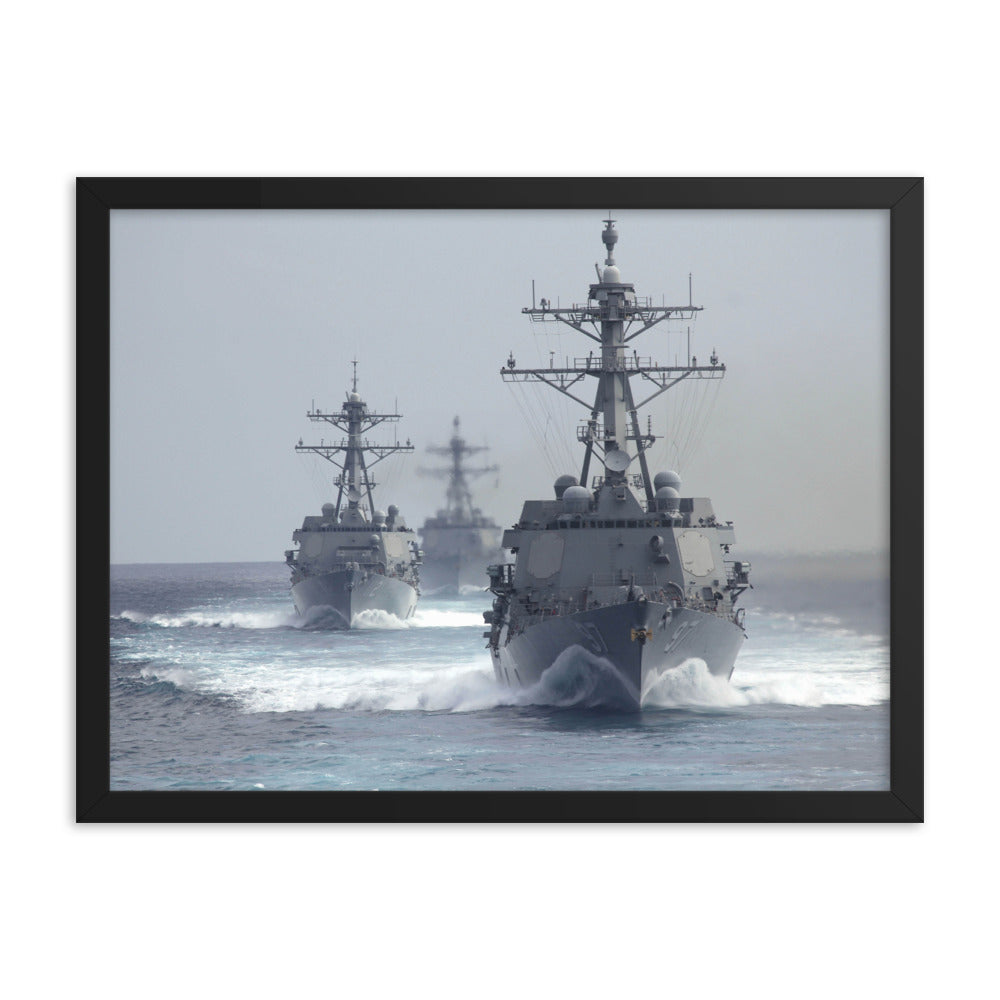 USS Halsey (DDG-97) Framed Ship Photo