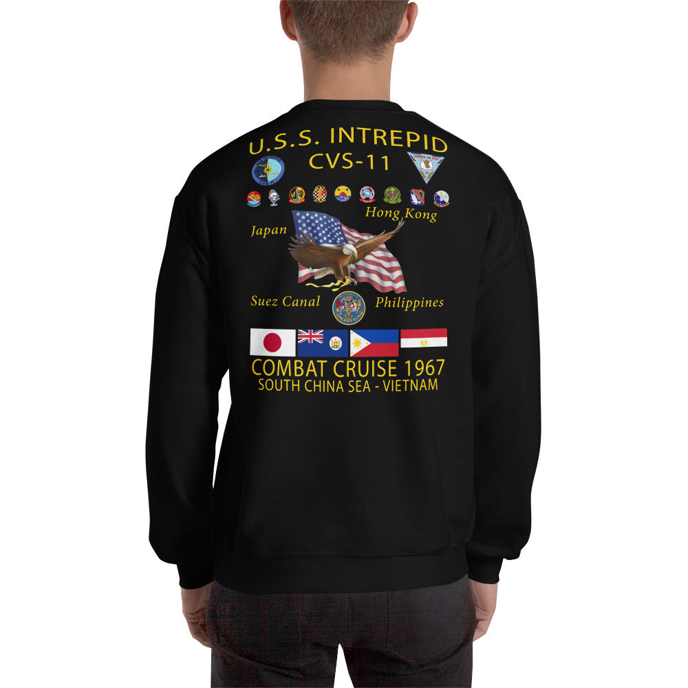USS Intrepid (CVS-11) 1967 Cruise Sweatshirt