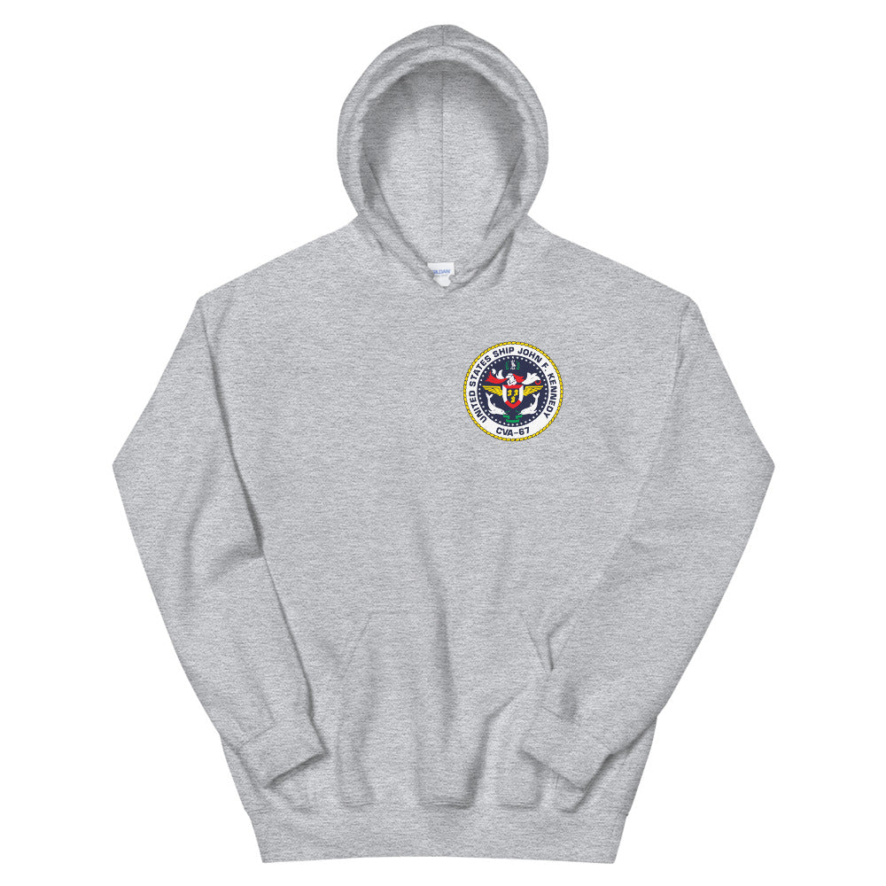 USS John F. Kennedy (CVA-67) Shooters Union Local 67 Hoodie