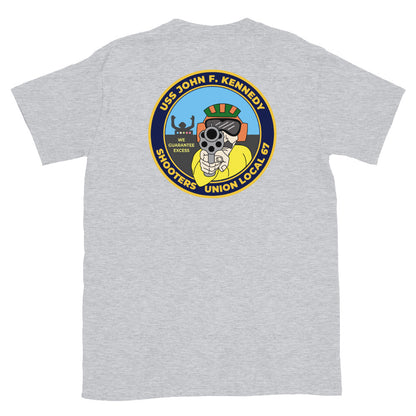 USS John F. Kennedy (CV-67) Shooters Union Local 67 T-Shirt
