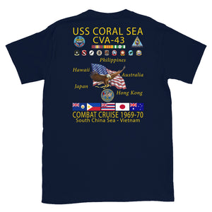 USS Coral Sea (CVA-43) 1969-70 Cruise Shirt