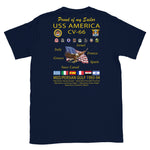 USS America (CV-66) 1993-94 Cruise Shirt - FAMILY