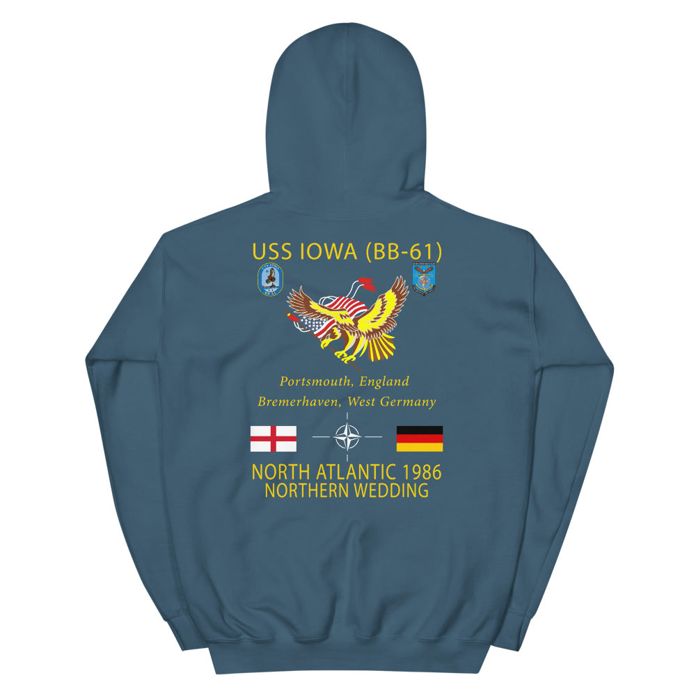 USS Iowa (BB-61) 1986 Cruise Hoodie