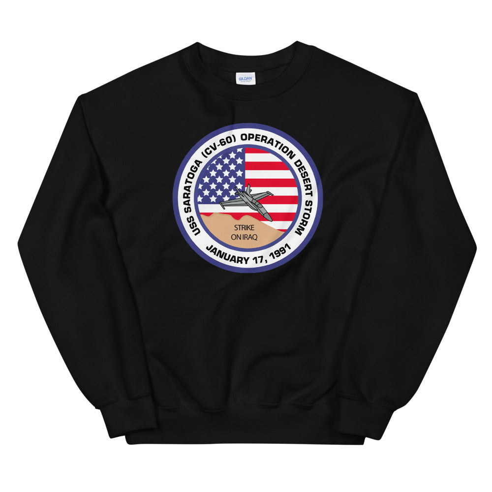 USS Saratoga (CV-60) Operation Desert Storm Sweatshirt