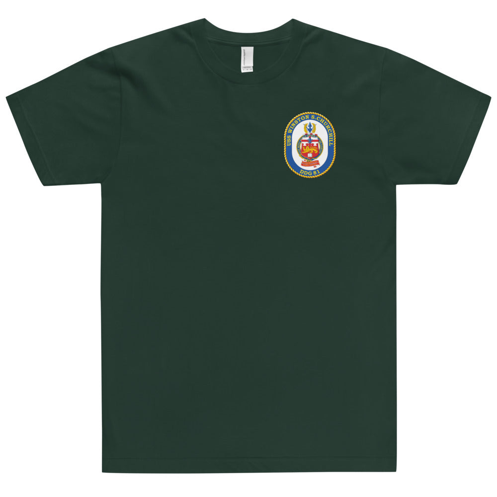 USS Winston S. Churchill (DDG-81) Ship's Crest Shirt