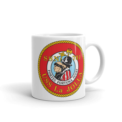 USS La Jolla (SSN-701) Ship's Crest Mug