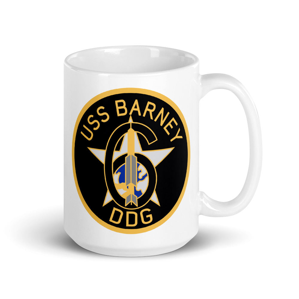 USS Barney (DDG-6) Ship's Crest Mug