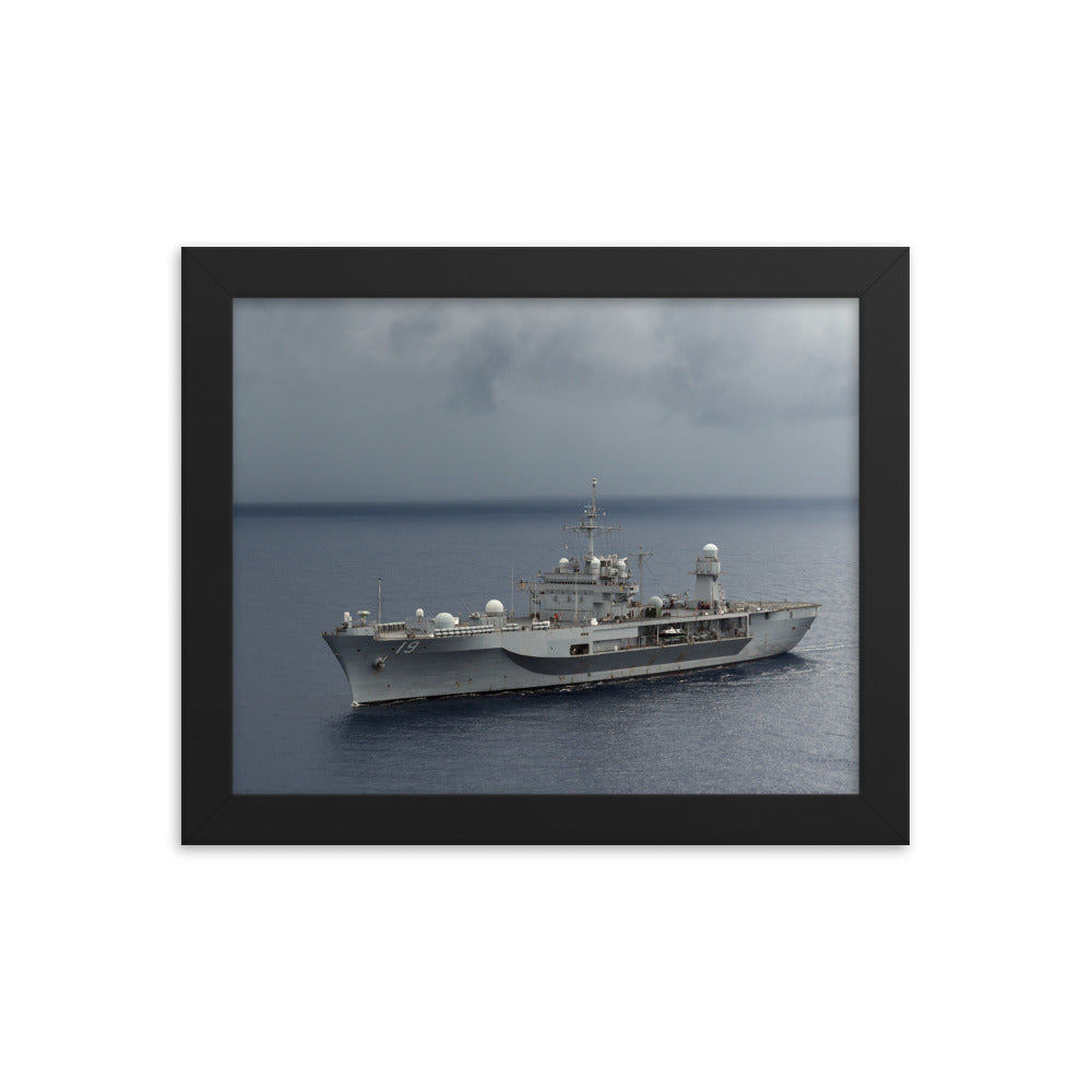 USS Blue Ridge (LCC-19) Framed Ship Photo