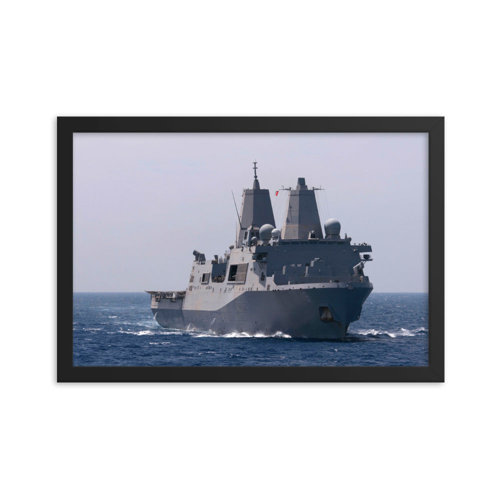 USS Mesa Verde (LPD-19) Framed Ship Photo