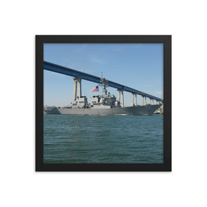 USS Decatur (DDG-73) Framed Ship Photo