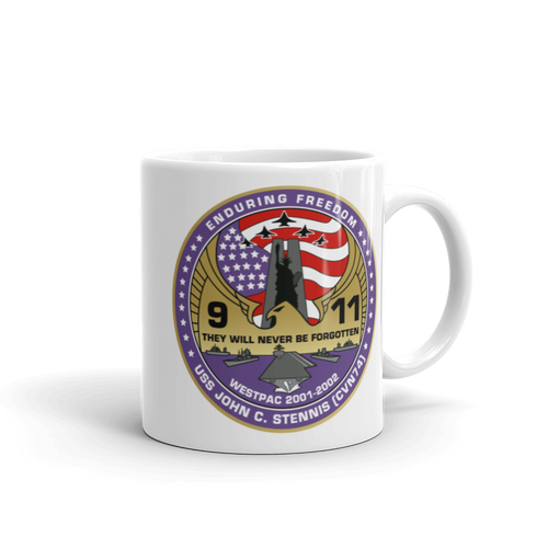 USS John C. Stennis (CVN-74) Operation Enduring Freedom 911 2001-02 Mug