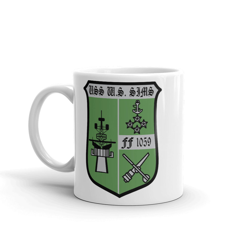 USS Simms (FF-1059) Ship's Crest Mug