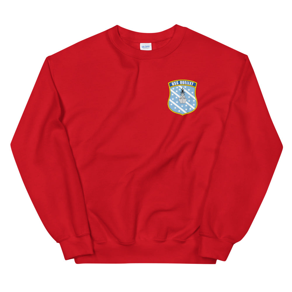 USS Ouellet (FF-1077) Ship's Crest Sweatshirt