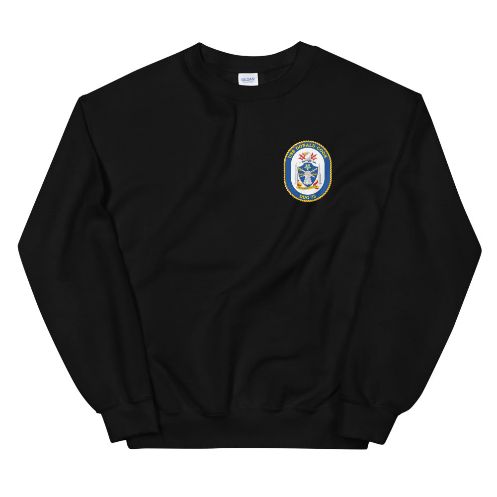 USS Donald Cook (DDG-75) Ship's Crest Sweatshirt