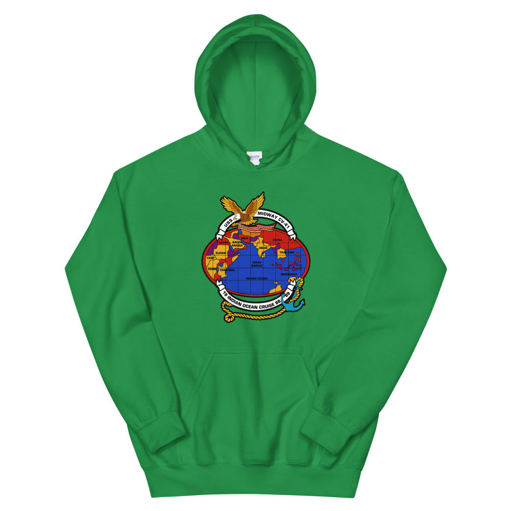 USS Midway (CV-41) Indian Ocean Cruise 1988-89 Hoodie