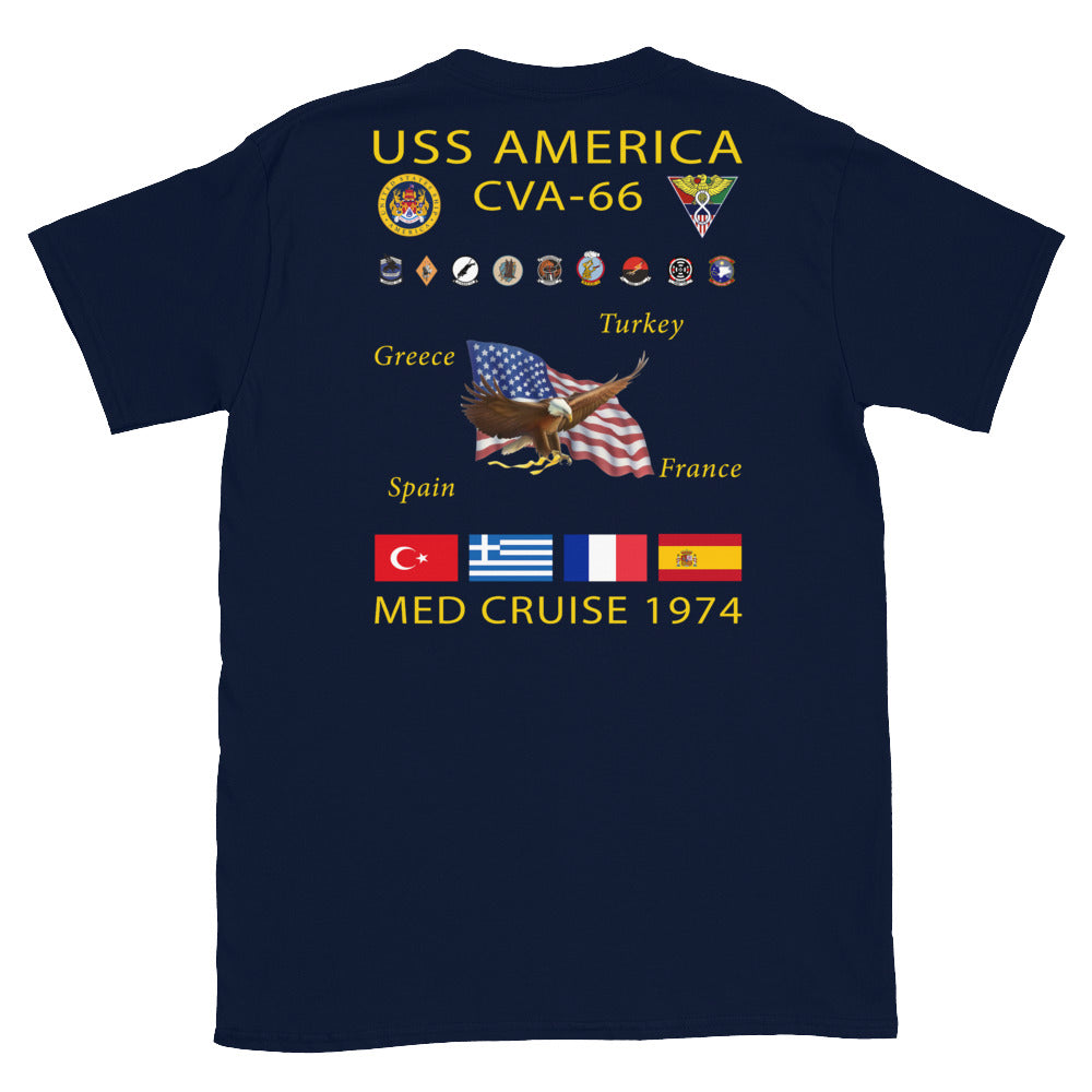 USS America (CVA-66) 1974 Cruise Shirt