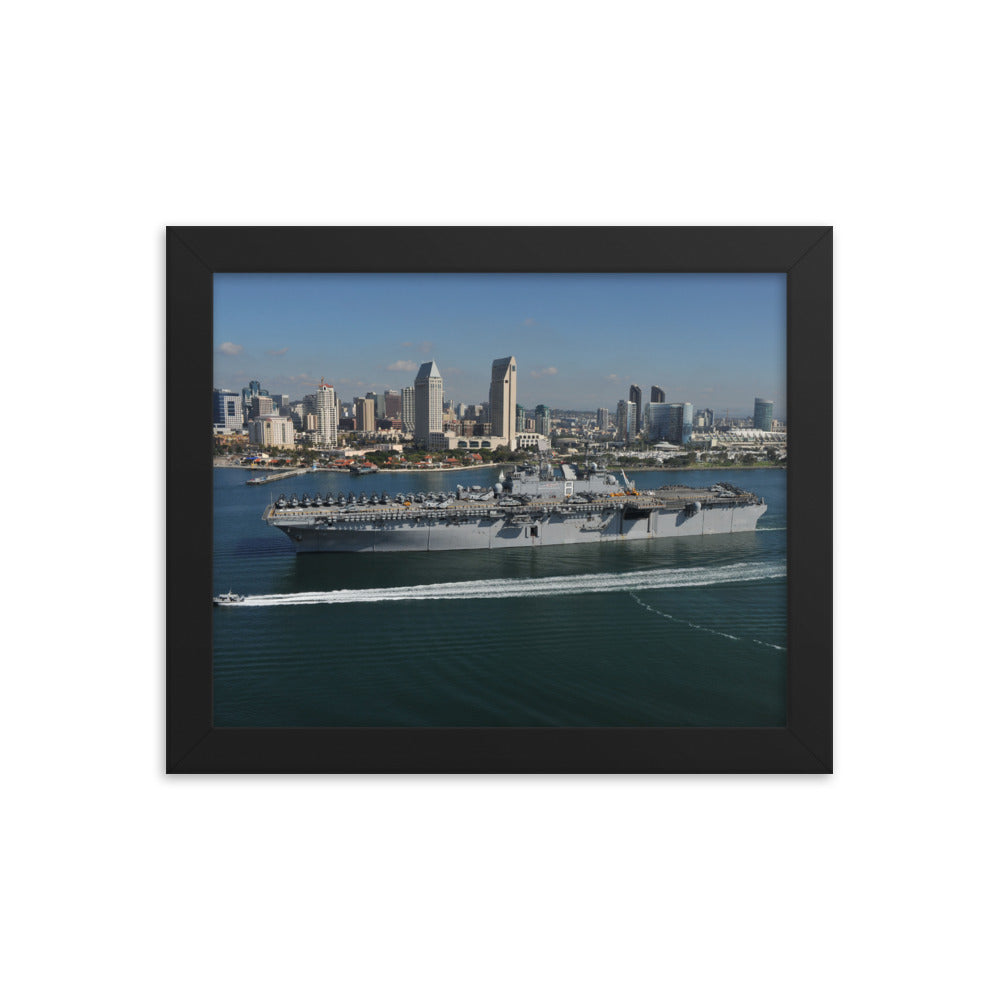 USS Makin Island (LHD-8) Framed Ship Photo