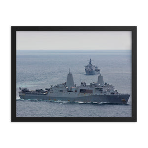 USS San Antonio (LPD-17) Framed Ship Photo