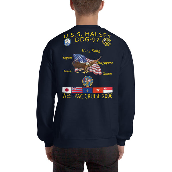 USS Halsey (DDG-97) 2006 Cruise Sweatshirt