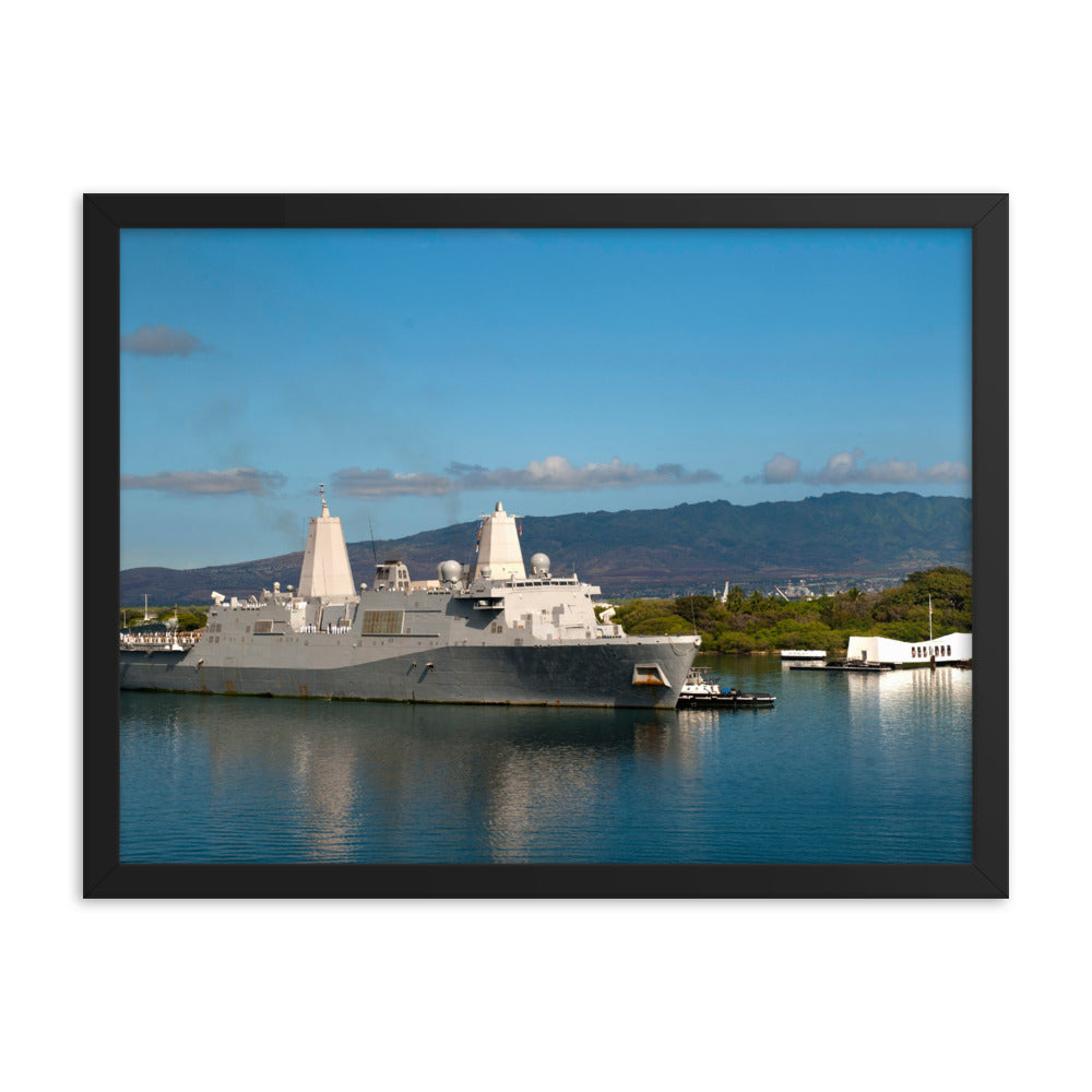 USS New Orleans (LPD-18) Framed Ship Photo