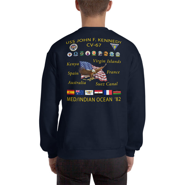 USS John F. Kennedy (CV-67) 1982 Cruise Sweatshirt