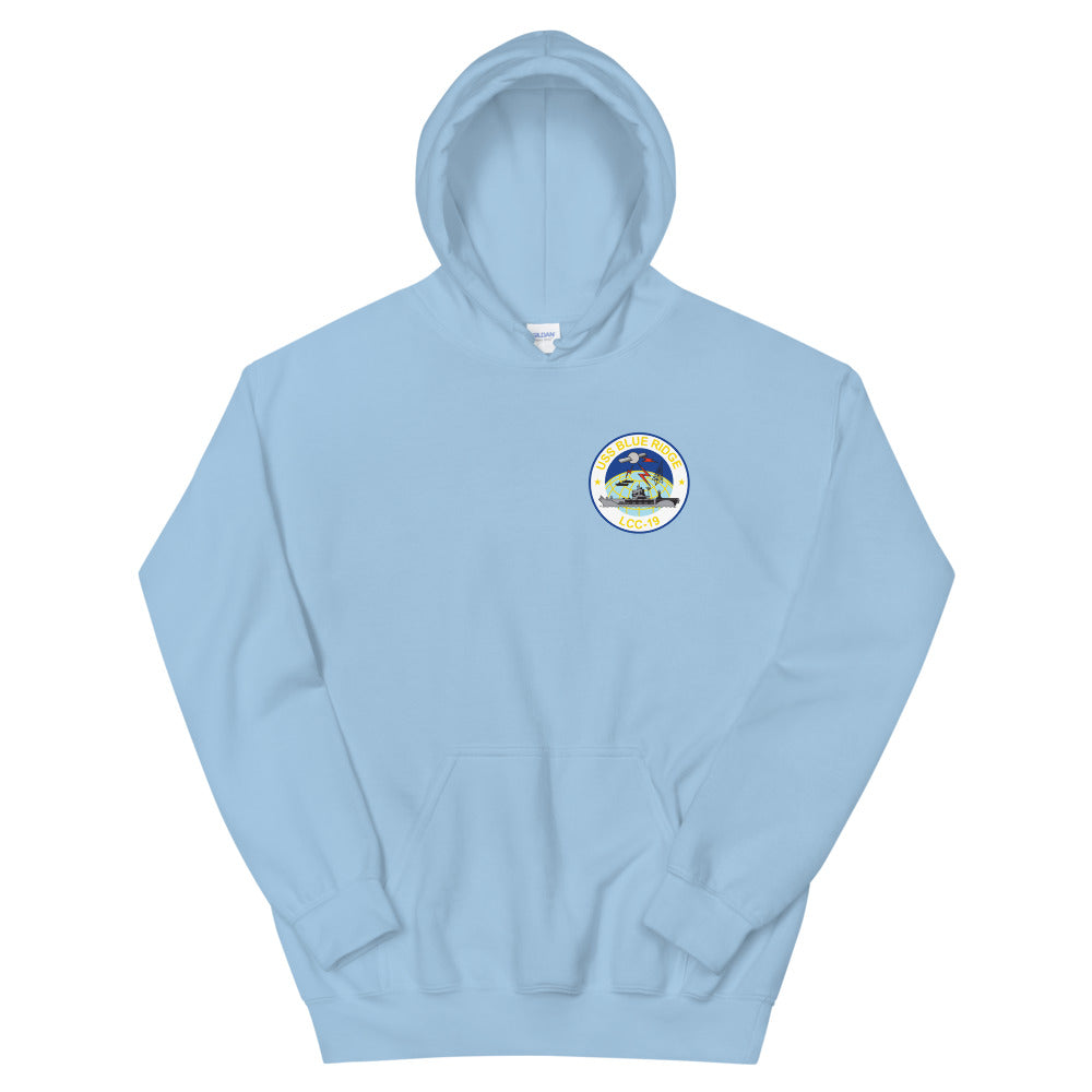 USS Blue Ridge (LCC-19) Ship's Crest Hoodie