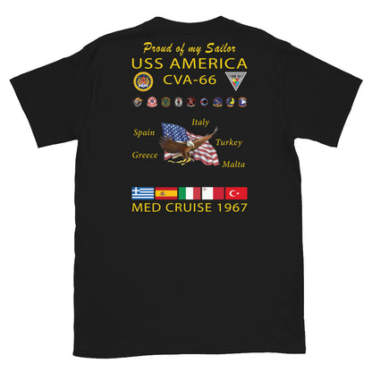 USS America (CVA-66) 1967 Cruise Shirt - FAMILY