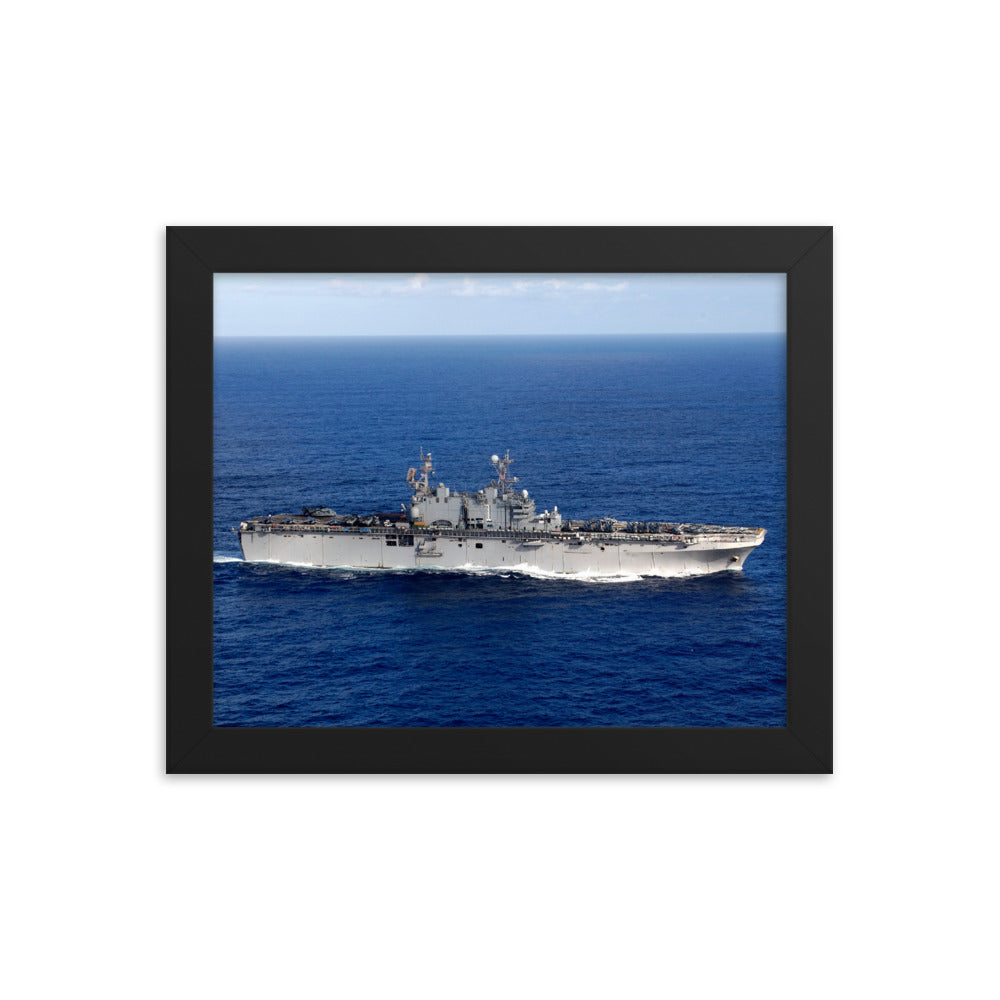 USS Tarawa (LHA-1) Framed Ship Photo