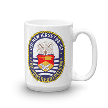 Load image into Gallery viewer, USS New Jersey (BB-62) Ship&#39;s Crest Mug