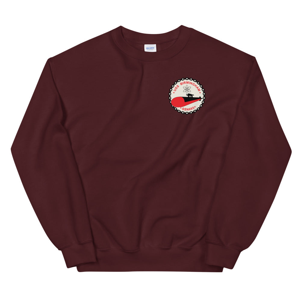 USS Birmingham (SSN-695) Ship's Crest Sweatshirt
