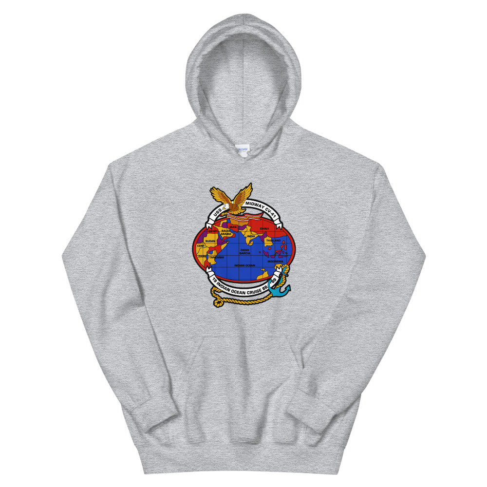 USS Midway (CV-41) Indian Ocean Cruise 1988-89 Hoodie