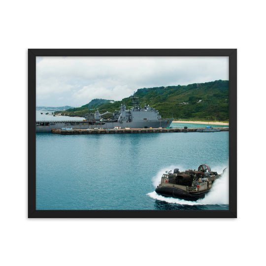 USS Ashland (LSD-48) Framed Ship Photo