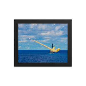 USS Curtis Wilbur (DDG-54) Framed Ship Photo