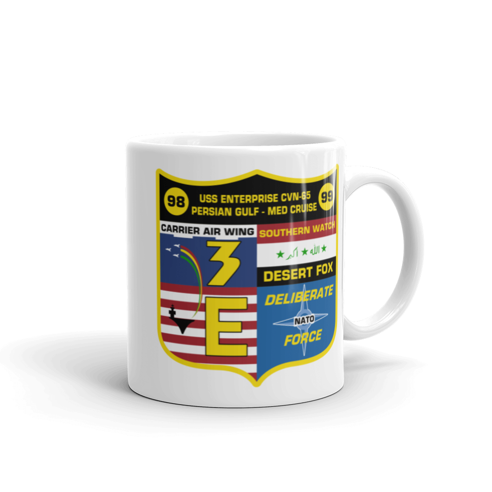 USS Enterprise (CVN-65) '98-'99 Persian Gulf - Med Cruise Mug