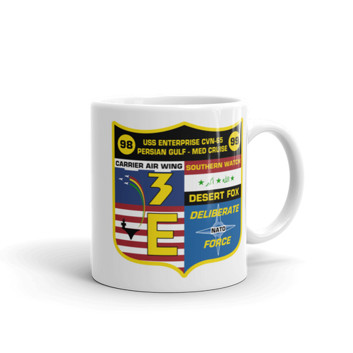 USS Enterprise (CVN-65) '98-'99 Persian Gulf - Med Cruise Mug