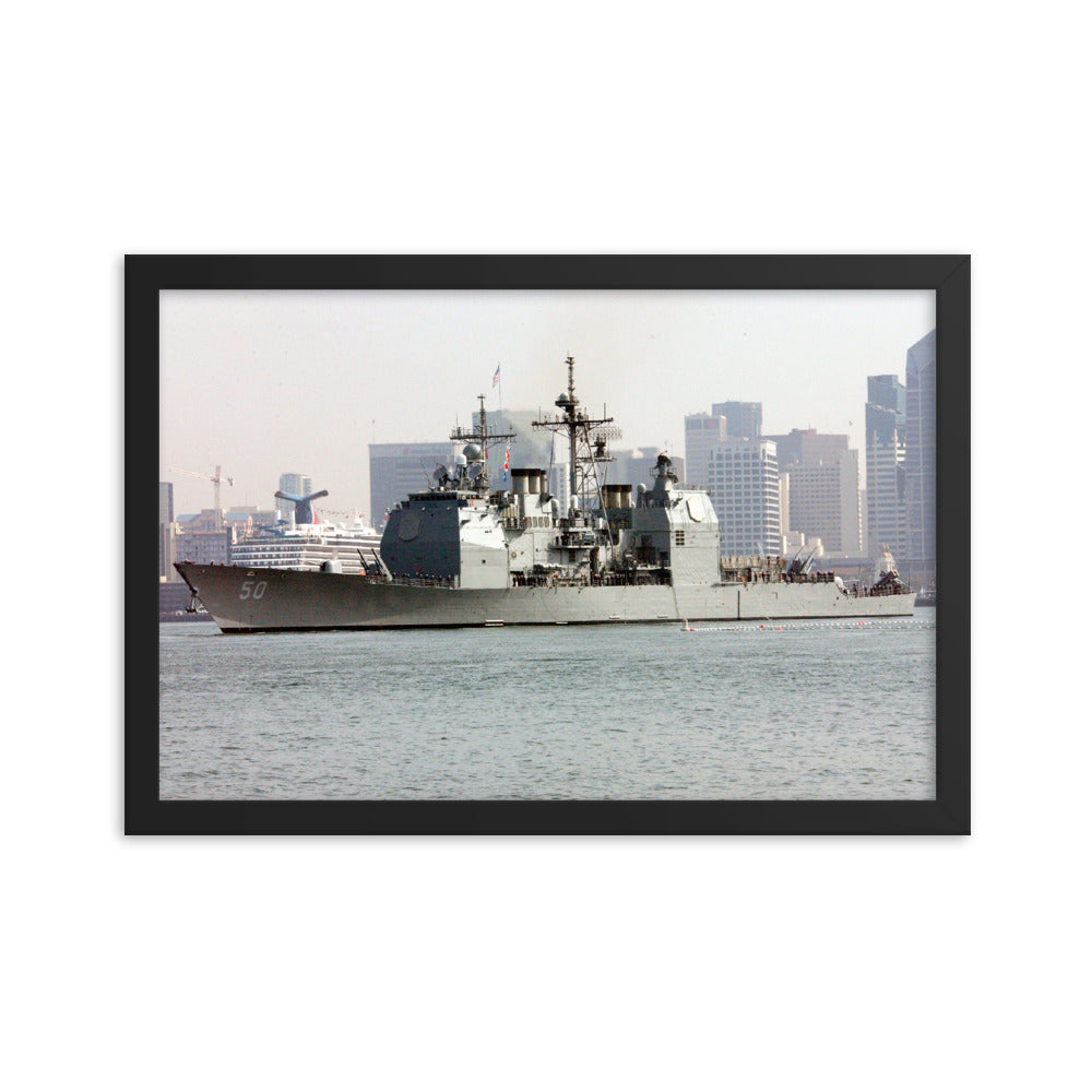 USS Valley Forge (CG-50) Framed Ship Photo