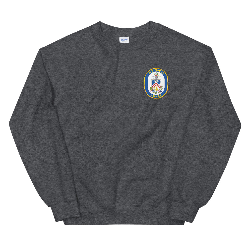 USS Mason (DDG-87) Ship's Crest Sweatshirt