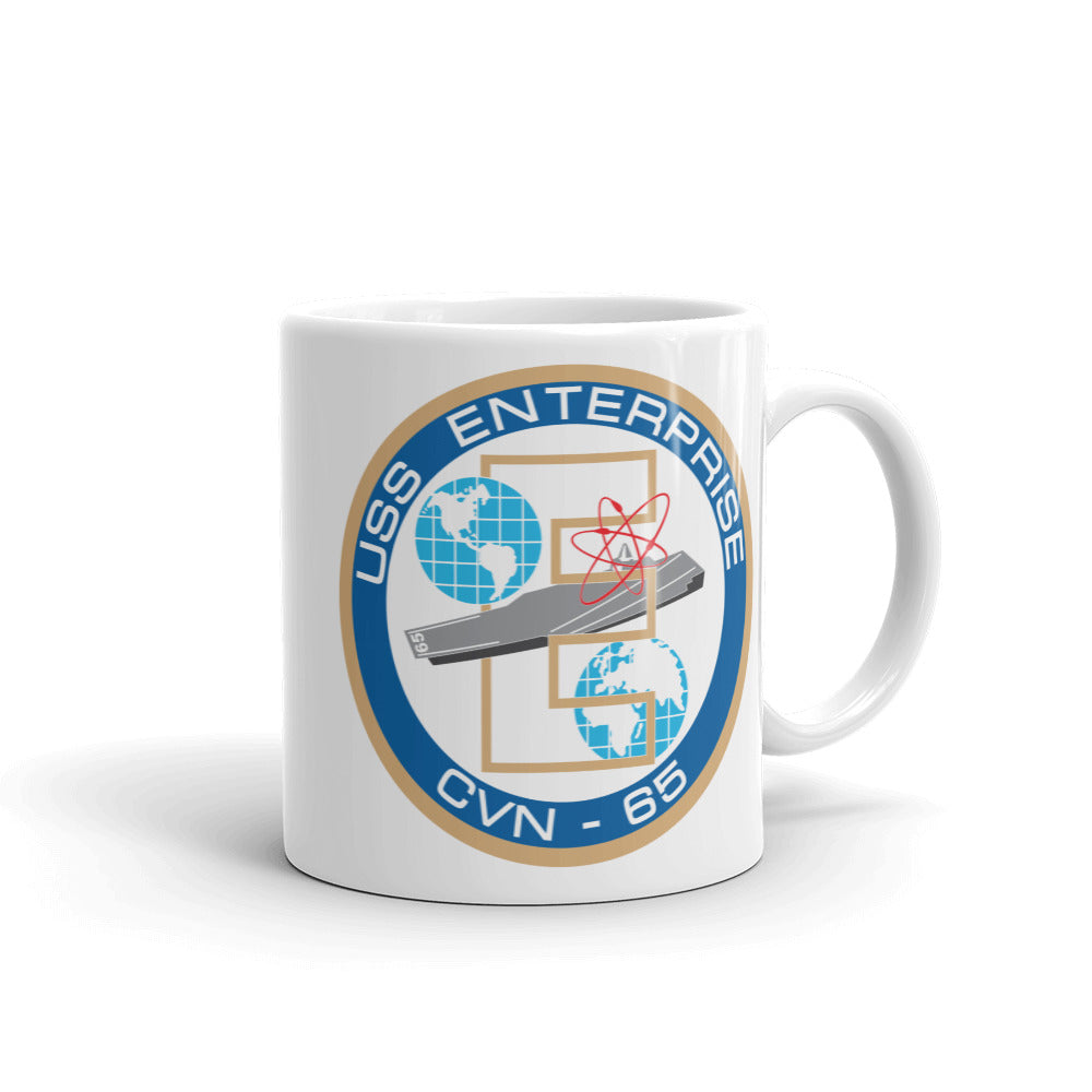 USS Enterprise (CVN-65) Ship's Crest Mug